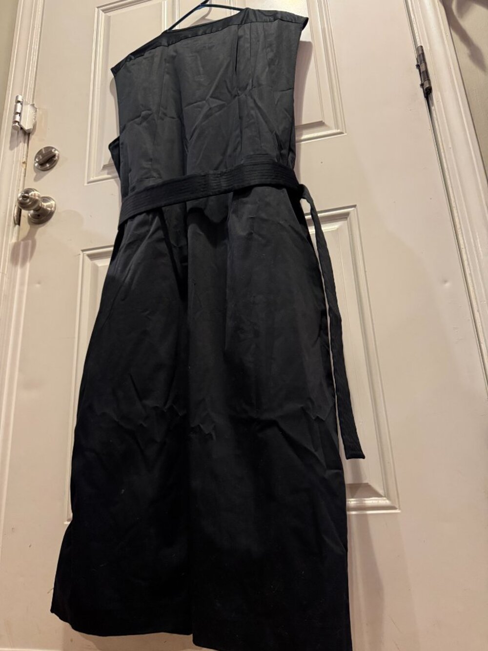 Banana Republic Cotton Satin Shirtdress Midi Button Front Belted Dress $130.00 - Picture 9 of 9